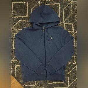 Blue Ralph Lauren Zip-Up Hoodie